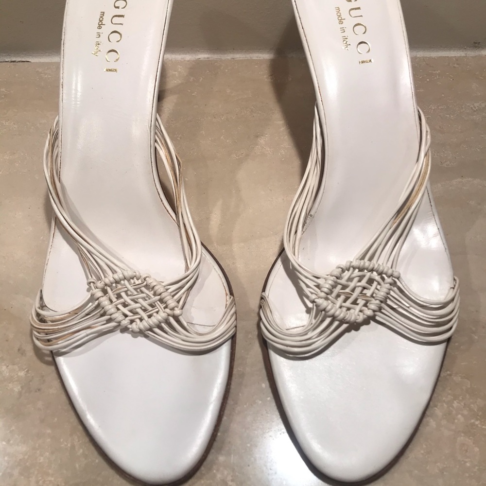 Vintage Gucci low heeled slides